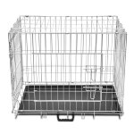 Vidaxl cage mtallique et pliable pour chiens m