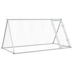 Vidaxl cage pour poules argenté 200x105x91 cm acier galvanisé Vidaxl cage pour poules argenté 200x105x91 cm acier galvanisé