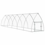 Vidaxl cage pour poules argenté 600x105x120 cm acier galvanisé Vidaxl cage pour poules argenté 600x105x120 cm acier galvanisé