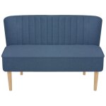 Vidaxl canap 117x55, 5x77 cm tissu bleu