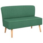 Vidaxl canapé 117x55, 5x77 cm tissu vert Vidaxl canapé 117x55, 5x77 cm tissu vert