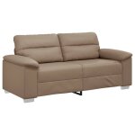 Vidaxl canap� 2 places cappuccino 180x81x84 cm similicuir