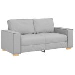 Vidaxl canap� 2 places gris nuage 180x78x84 cm tissu