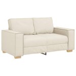 Vidaxl canap 2 places en lin 120 cm