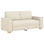 Vidaxl canap� 2 places en lin 180x78x84 cm