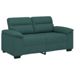 Vidaxl canap� 2 places vert fonc� 160 x 81 x 84 cm en tissu