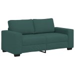 Vidaxl canap� 2 places vert fonc� 180 x 77 x 82 cm en tissu