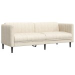 Vidaxl canap� � 3 places lin