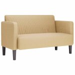 Vidaxl canapé causeuse gris - vert 109 cm tissu velours côtelé Vidaxl canapé causeuse gris - vert 109 cm tissu velours côtelé