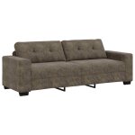 Vidaxl canap avec coussin gris fonc faux cuir