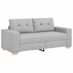 Vidaxl canap� deux places gris nuage 180 x 77 x 82 cm en tissu