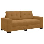 Vidaxl canap� deux places marron 180x77x82 cm velours