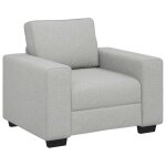 Vidaxl canap� / fauteuil gris nuage 100x77x82 cm tissu