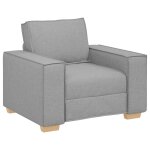 Vidaxl canapé fauteuil gris nuage 60 cm tissu Vidaxl canapé fauteuil gris nuage 60 cm tissu