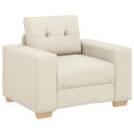 Vidaxl canap� - fauteuil en lin 100x78x80 cm