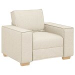 Vidaxl canap fauteuil lin 60 cm