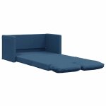 Vidaxl canap� - lit 2 en 1 bleu 112x174x55 cm tissu