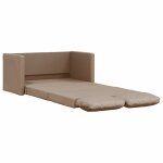 Vidaxl canap� - lit 2 en 1 cappuccino 112x174x55 cm similicuir