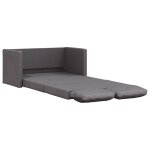Vidaxl canap� - lit 2 en 1 gris 112x174x55 cm similicuir