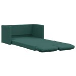Vidaxl canap� - lit 2 en 1 vert fonc� 112x174x55 cm tissu