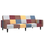 Vidaxl canap� - lit � 2 places tissu