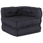 Vidaxl canap� modulaire anthracite 70x70x54 tissu