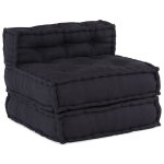 Vidaxl canap� modulaire anthracite 70x70x54 tissu