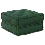 Vidaxl canap� modulaire vert 70x70x36 tissu