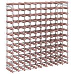 Vidaxl casier � bouteilles pour 120 bouteilles marron bois pin solide