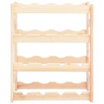 Vidaxl casier � bouteilles pour 16 bouteilles pin�de