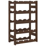 Vidaxl casier  bouteilles pour 20 bouteilles marron bois pin solide