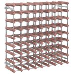 Vidaxl casier � bouteilles pour 72 bouteilles marron bois pin solide