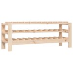 Vidaxl casier  vin 109, 5x30x42 cm bois de pin massif