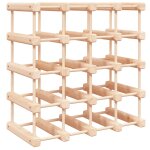 Vidaxl casier � vin pour 20 bouteilles 46, 5x23x46, 5 cm pin massif