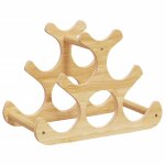 Vidaxl casier  vin pour 6 bouteilles 35x18x25, 5 cm bambou