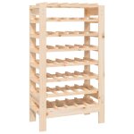 Vidaxl casier  vin 61, 5x30x107, 5 cm bois de pin massif