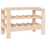 Vidaxl casier  vin 61, 5x30x42 cm bois de pin massif
