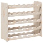 Vidaxl casier  vin 67, 5x25x60 cm bois de pin massif