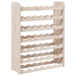 Vidaxl casier � vin 67, 5x25x87 cm bois de pin massif