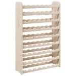 Vidaxl casier  vin 72, 5x25x111, 5 cm bois de pin massif