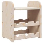Vidaxl casier  vin avec panneau suprieur 33x25x37 cm bois pin massif