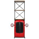 Vidaxl cave � vin tracteur 49x31x172 cm bois massif de manguier