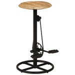 Vidaxl chaises de bar lot de 2 bois de manguier solide