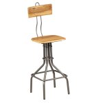 Vidaxl chaises de bar lot de 2 teck massif de rcupration