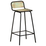 Vidaxl chaises de bar lot de 4 bois de r�cup�ration solide