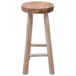 Vidaxl chaise de bar bois de teck solide