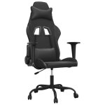 Vidaxl chaise de jeu de massage noir similicuir