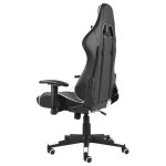 Vidaxl chaise de jeu pivotante blanc pvc