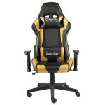 Vidaxl chaise de jeu pivotante dor pvc