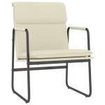 Vidaxl chaise longue crme 55x64x80 cm similicuir